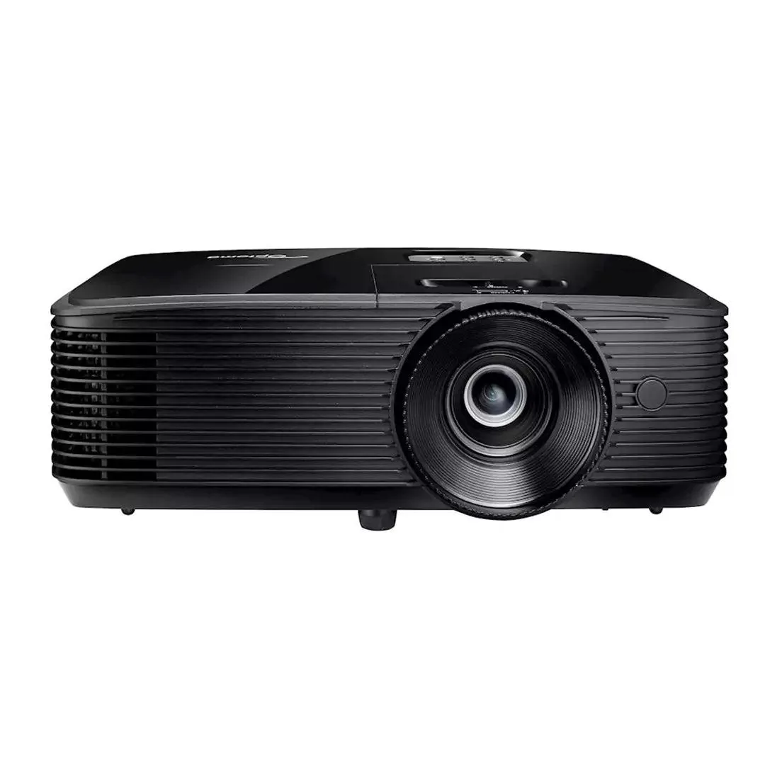 Optoma X400LVe 4,000-lumen XGA DLP classroom projector — front view with lens